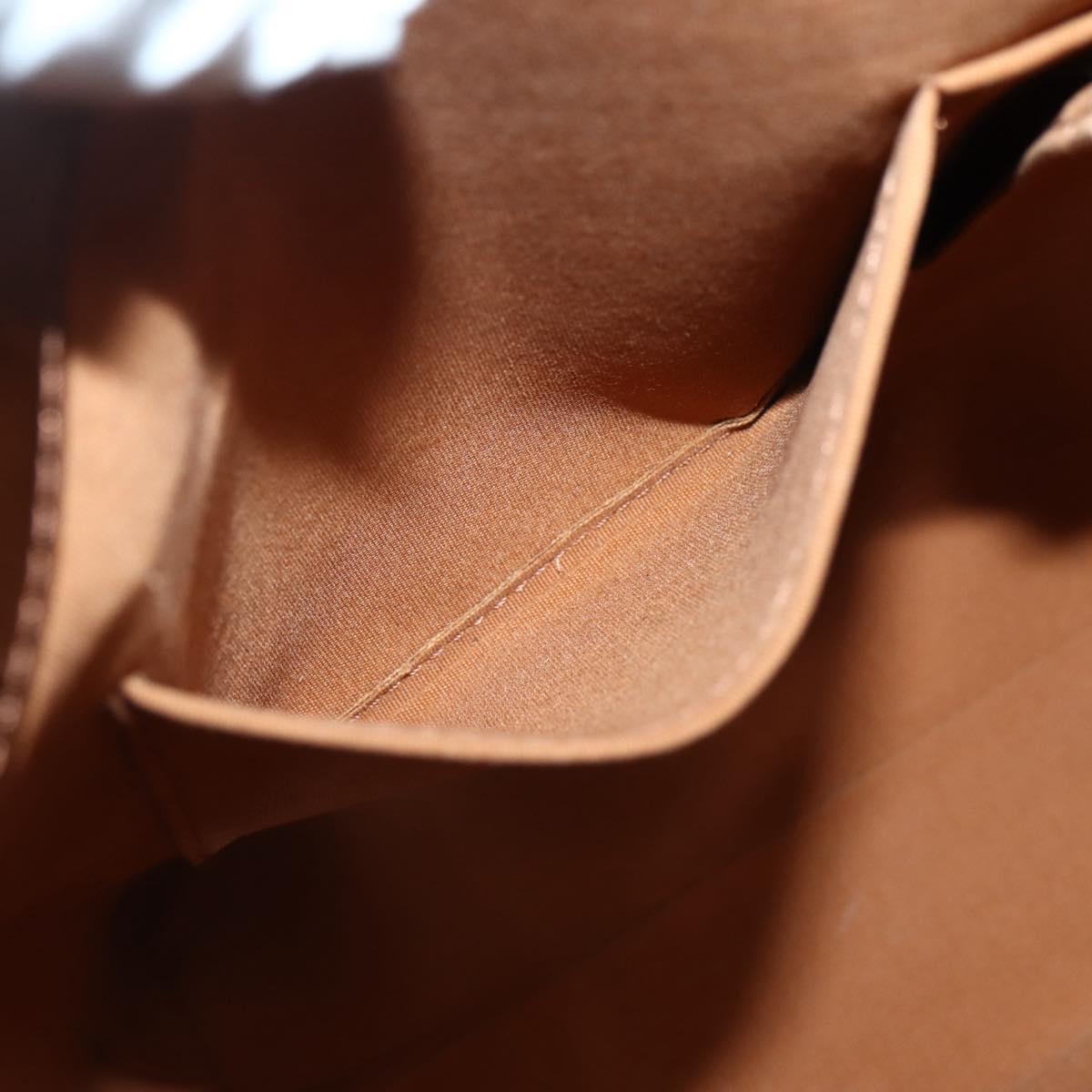 LOUIS VUITTON Monogram Vernis Reade MM Hand Bag Bronze M91143 LV Auth BA5767