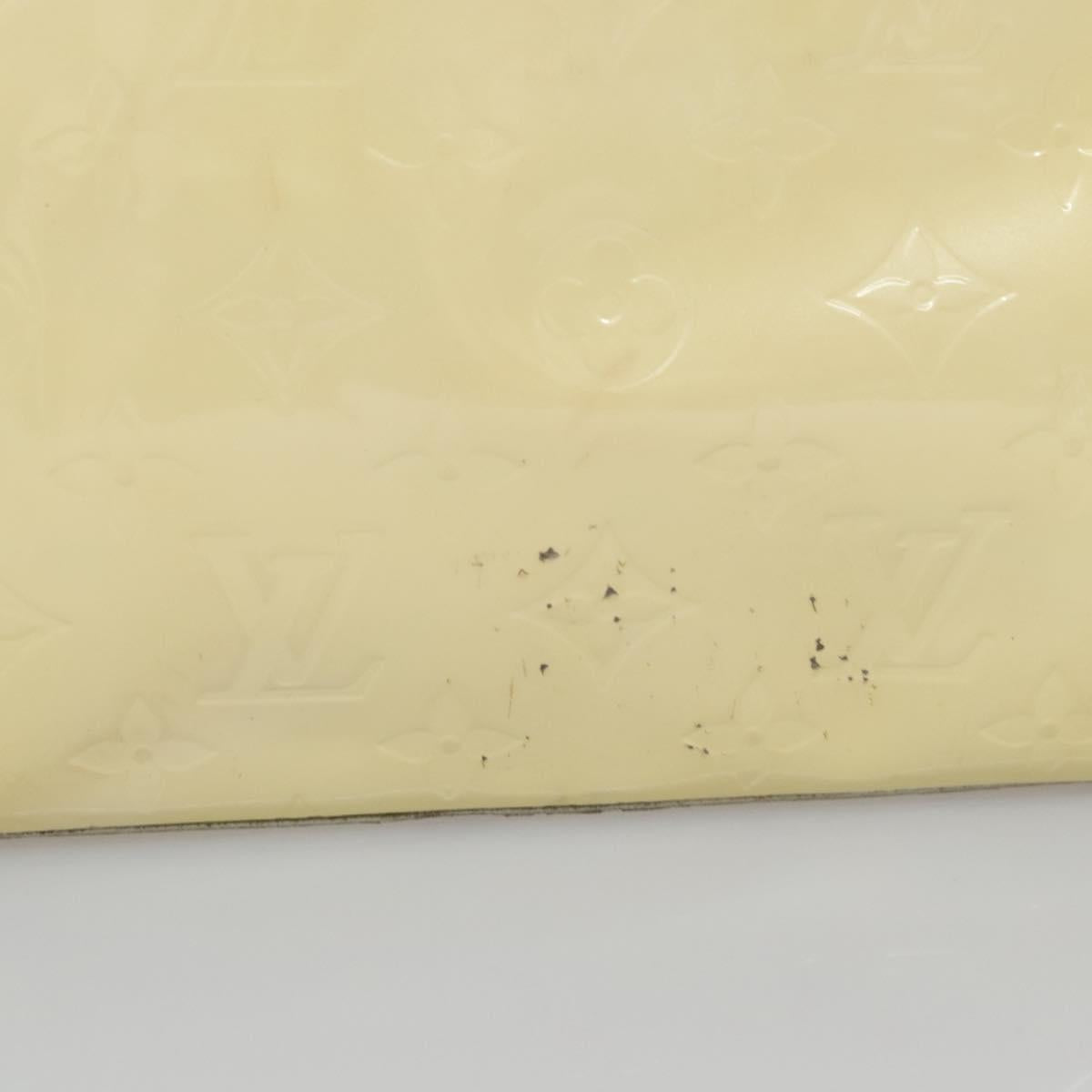 LOUIS VUITTON Monogram Vernis Reade PM Hand Bag Perle M91336 LV Auth BA580