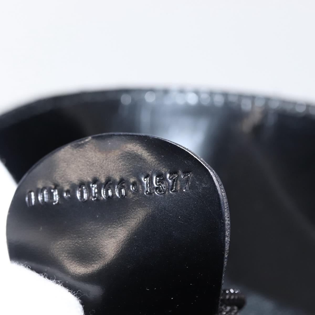 GUCCI Bamboo Hand Bag Nylon 2way Black Silver 001 0166 1577 Auth BA5807