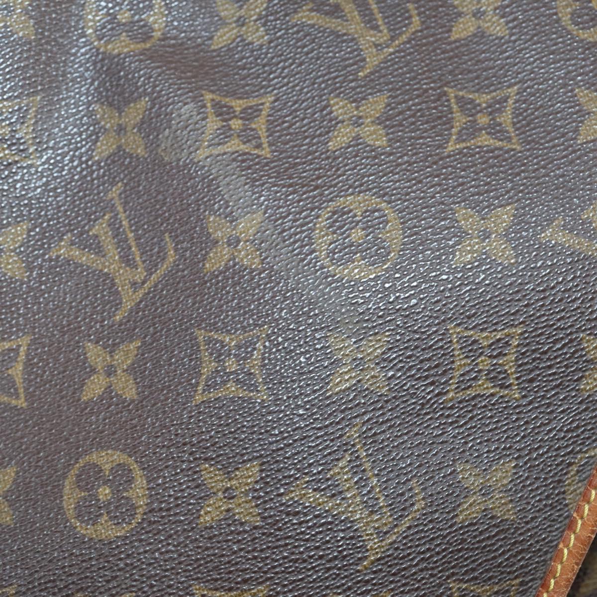 LOUIS VUITTON Monogram Saumur 35 Shoulder Bag M42254 LV Auth BA5810