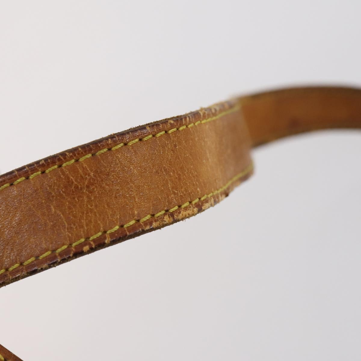 LOUIS VUITTON Monogram Saumur 35 Shoulder Bag M42254 LV Auth BA5810