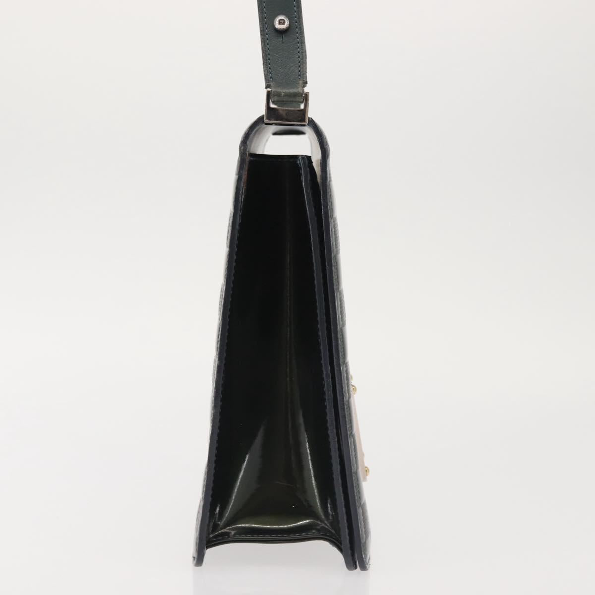 LOUIS VUITTON Damier Vernis Club Bag Green Petrol Blue M92128 LV Auth BA5815