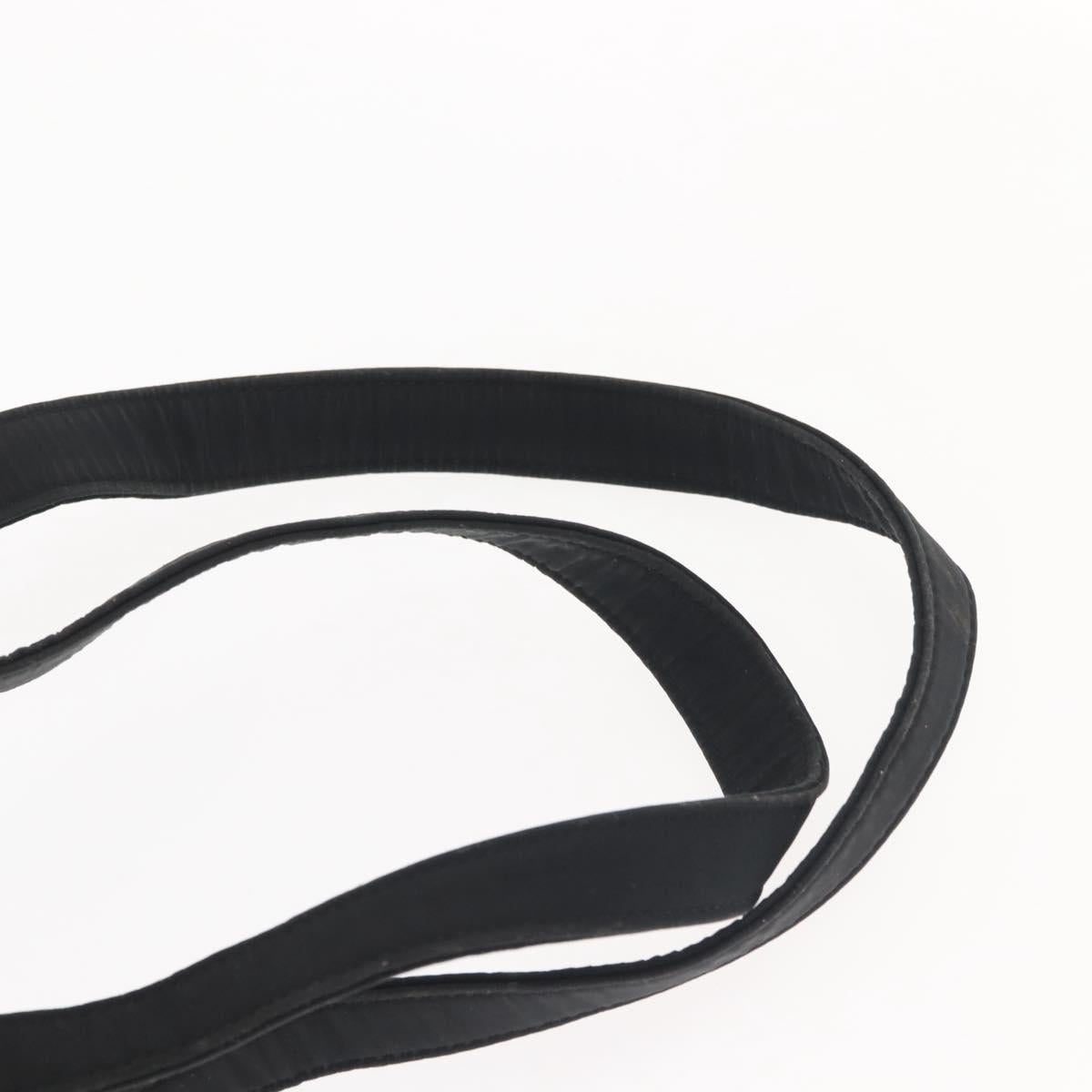 Christian Dior Canage Backpack Nylon Black Gold Auth BA5824