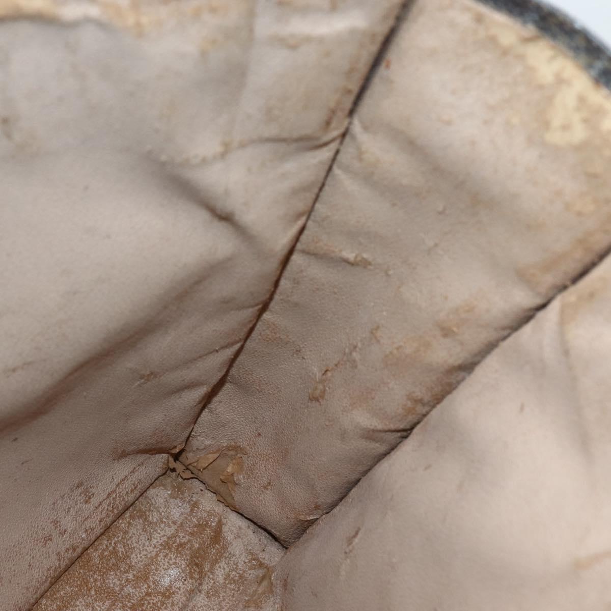 LOUIS VUITTON Monogram Sac Plat Hand Bag M51140 LV Auth BA5844