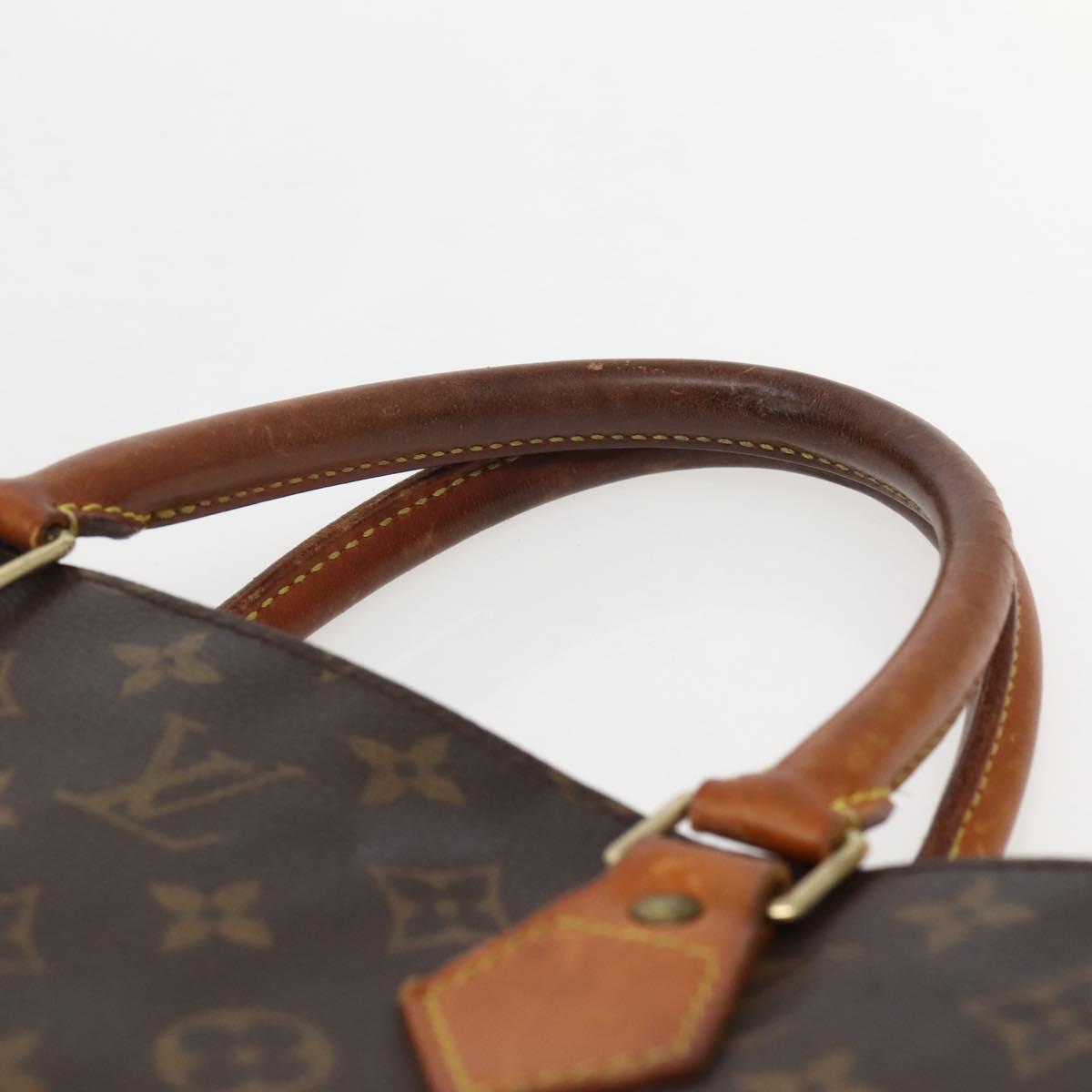 LOUIS VUITTON Monogram Sac Plat Hand Bag M51140 LV Auth BA5844