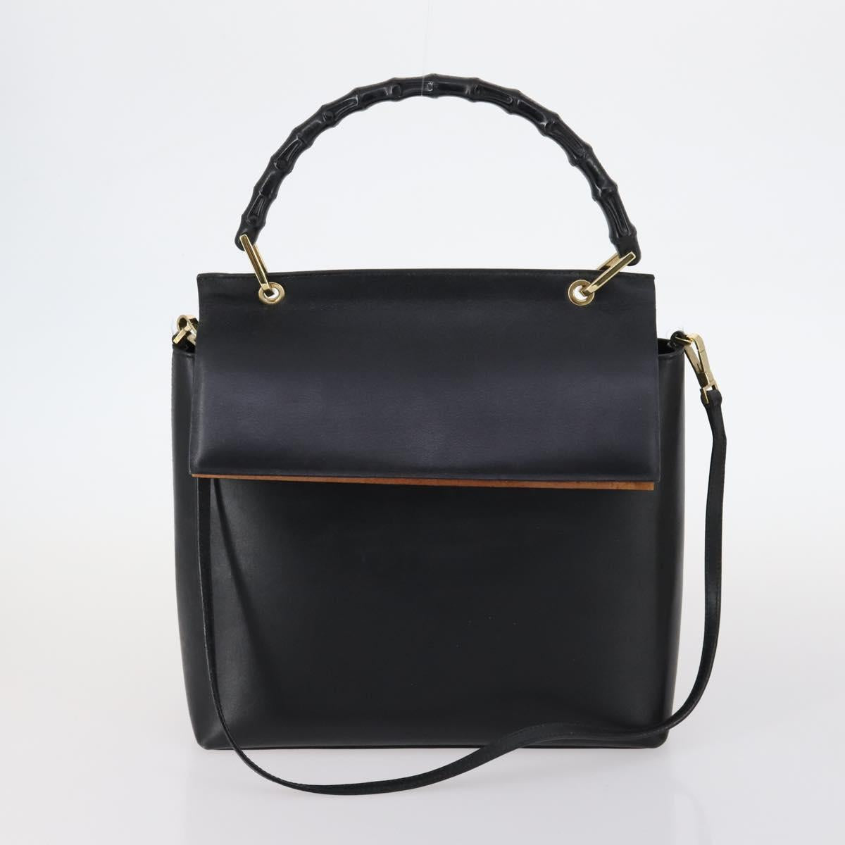 GUCCI GG Supreme Shoulder Bag PVC Leather 3Set Beige Black Auth BA5854