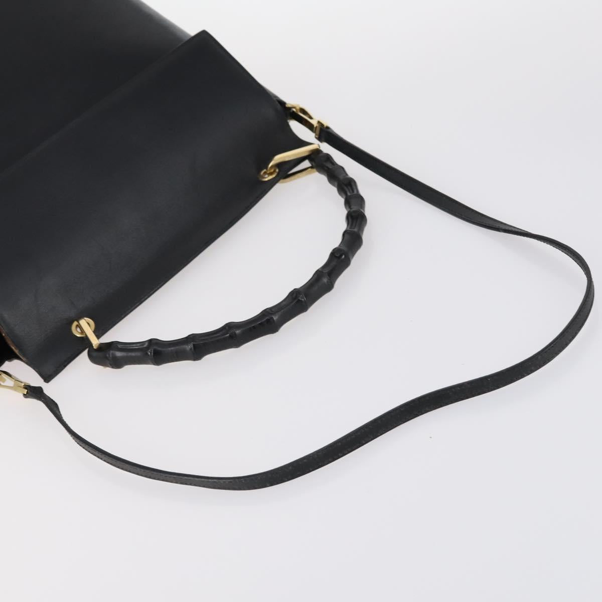 GUCCI GG Supreme Shoulder Bag PVC Leather 3Set Beige Black Auth BA5854