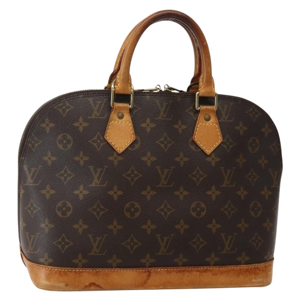 LOUIS VUITTON Monogram Alma Hand Bag M51130 LV Auth BA5855