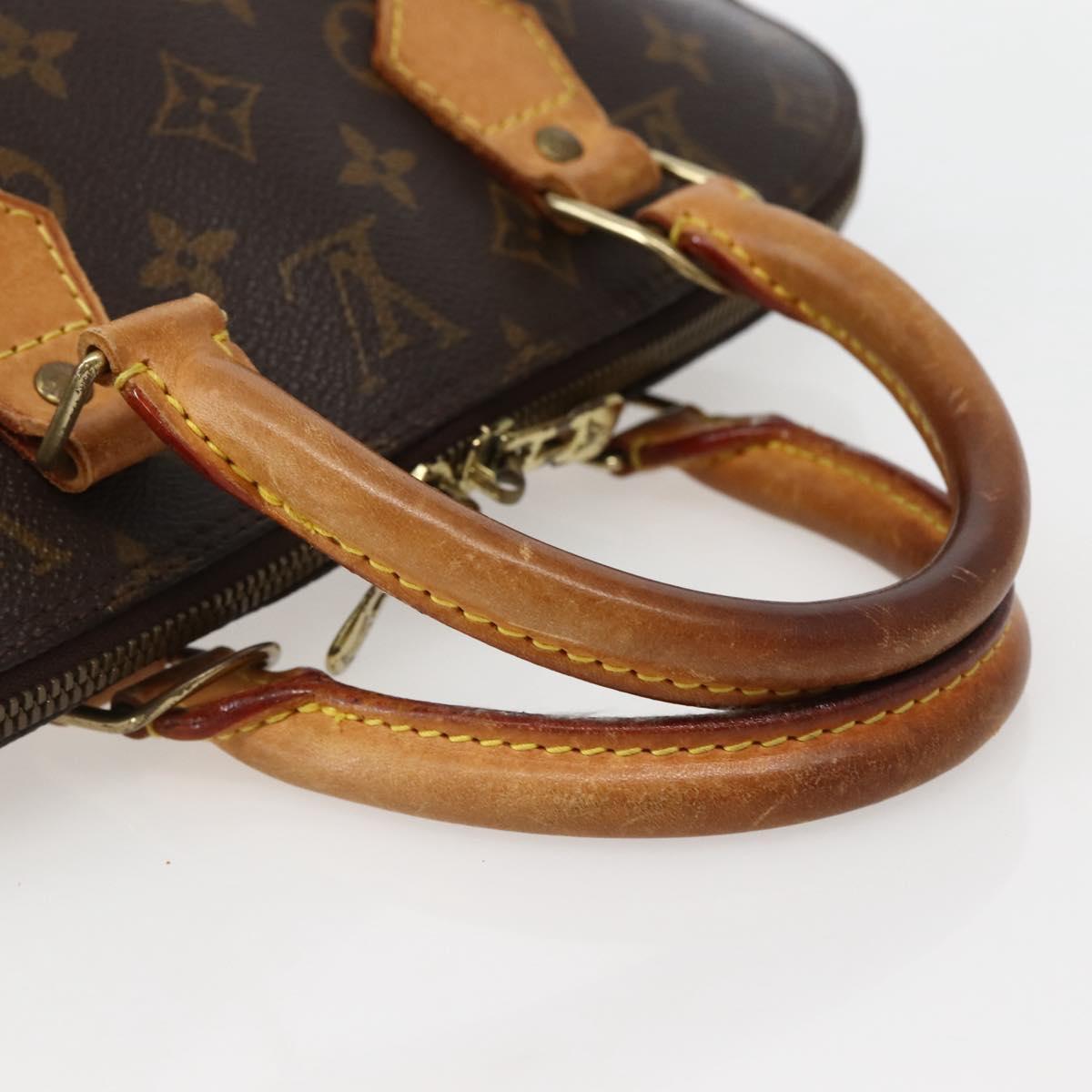 LOUIS VUITTON Monogram Alma Hand Bag M51130 LV Auth BA5855