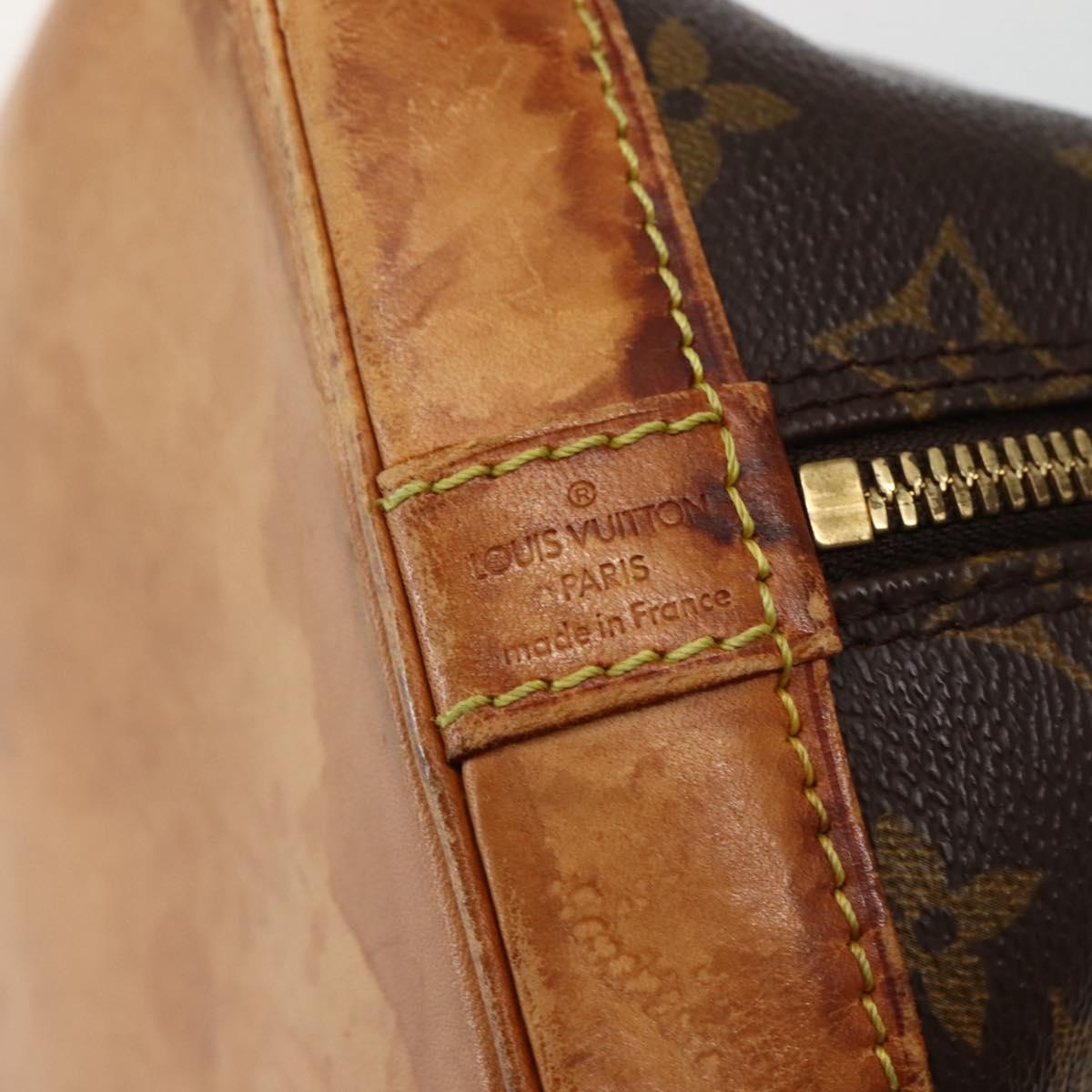 LOUIS VUITTON Monogram Alma Hand Bag M51130 LV Auth BA5858