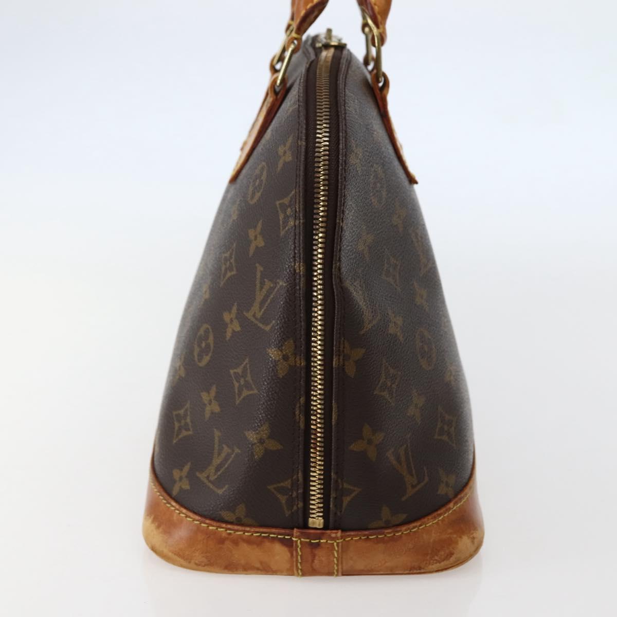 LOUIS VUITTON Monogram Alma Hand Bag M51130 LV Auth BA5858