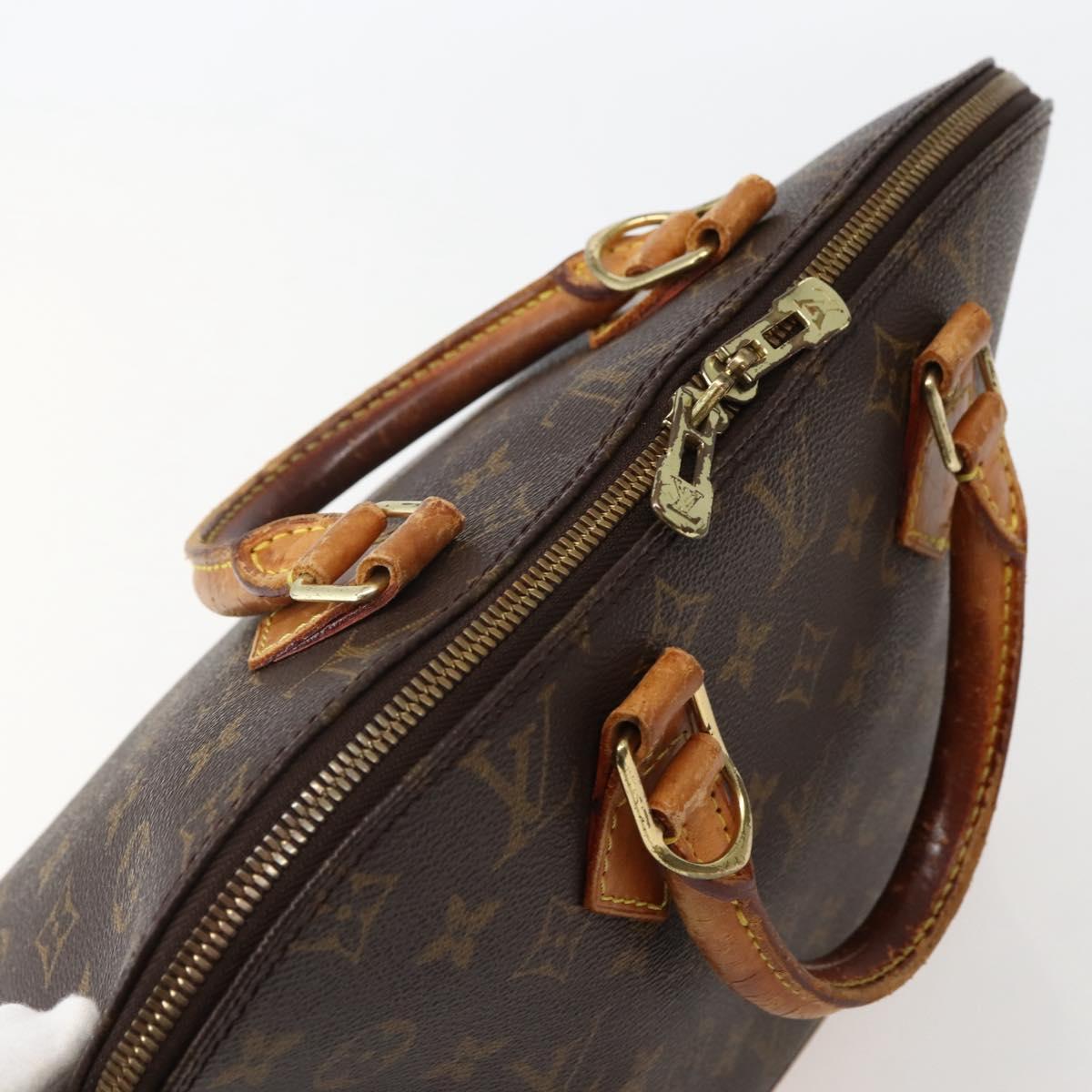 LOUIS VUITTON Monogram Alma Hand Bag M51130 LV Auth BA5858