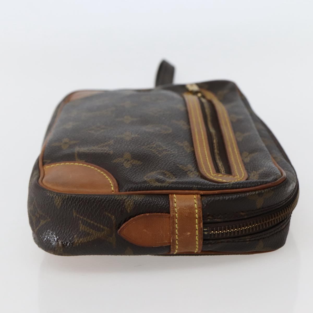 LOUIS VUITTON Monogram Marly Dragonne GM Clutch Bag M51825 LV Auth BA5859