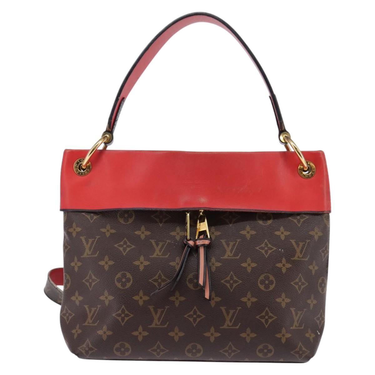 LOUIS VUITTON Monogram Tuile Reevess Bag 2way Kabuki M43798 LV Auth BA5861