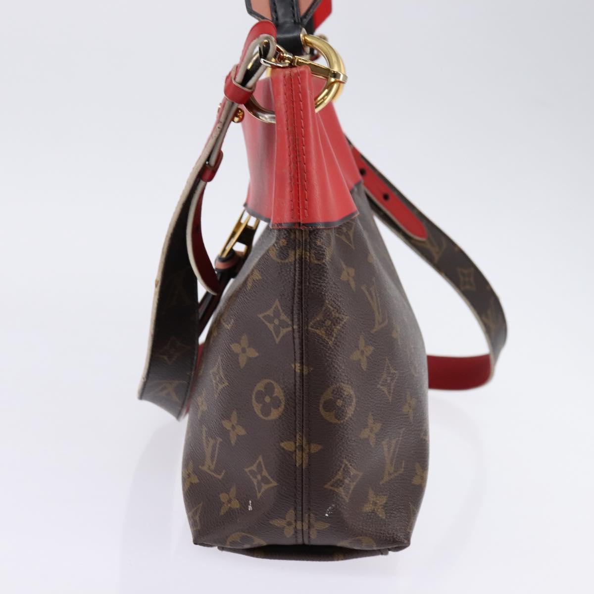 LOUIS VUITTON Monogram Tuile Reevess Bag 2way Kabuki M43798 LV Auth BA5861