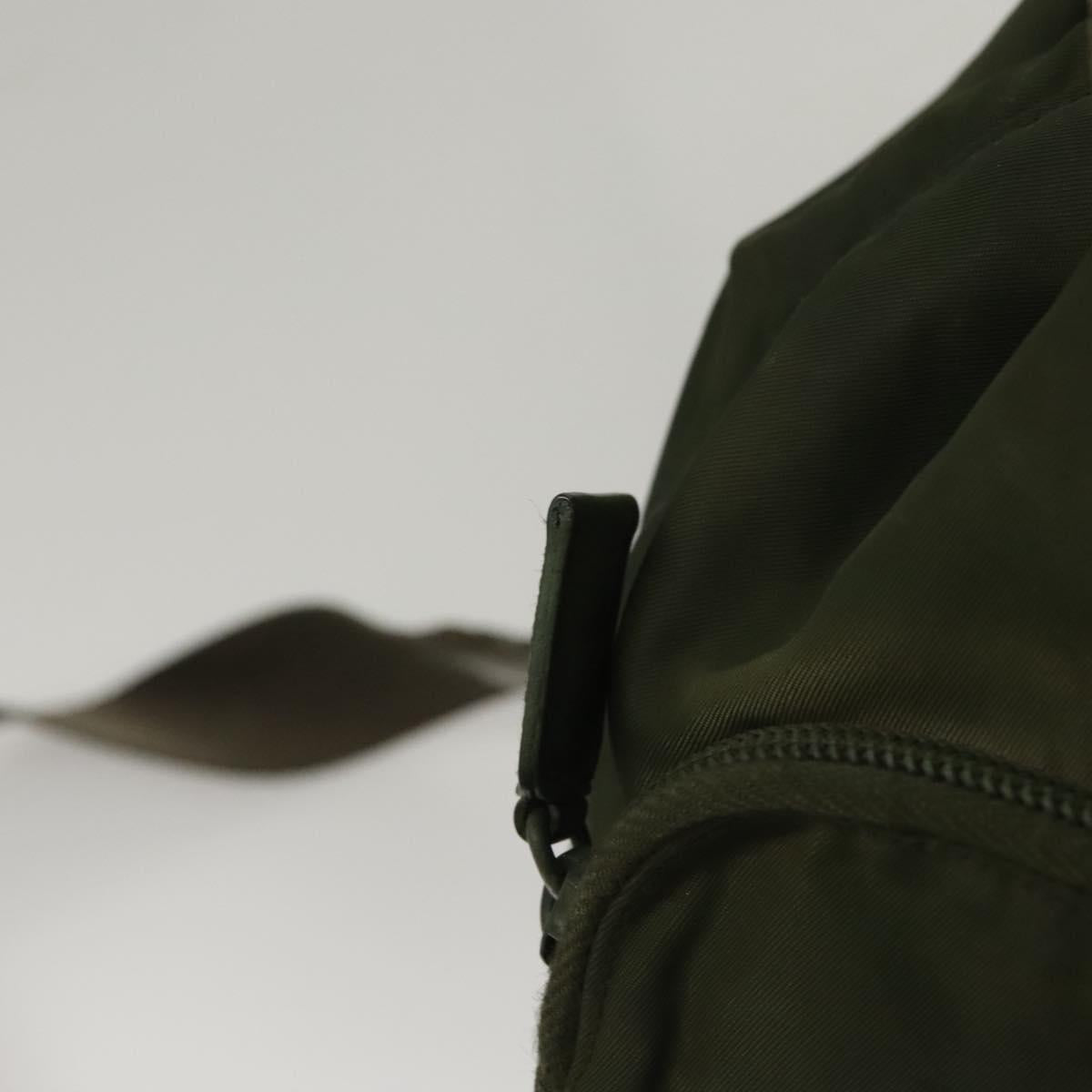PRADA Backpack Nylon Khaki Auth BA588