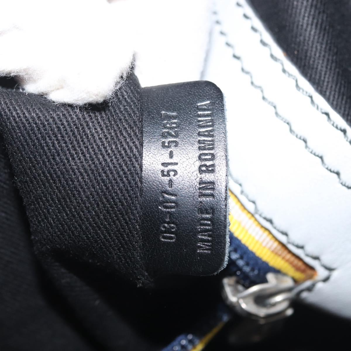 Chloe Hand Bag Leather Silver Auth BA5890