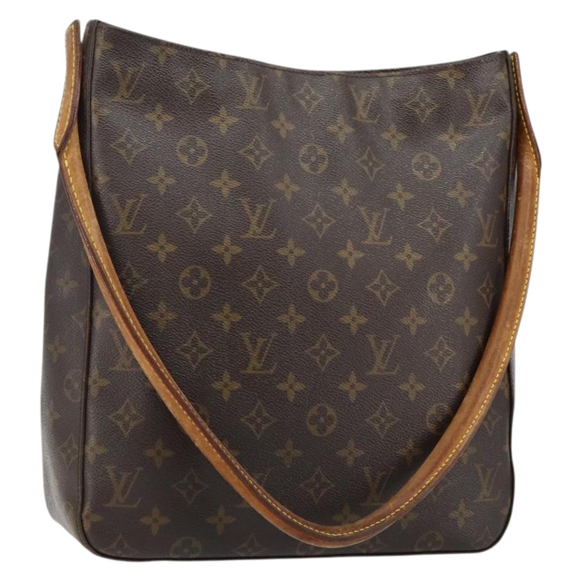 LOUIS VUITTON Monogram Looping GM Shoulder Bag M51145 LV Auth BA5893