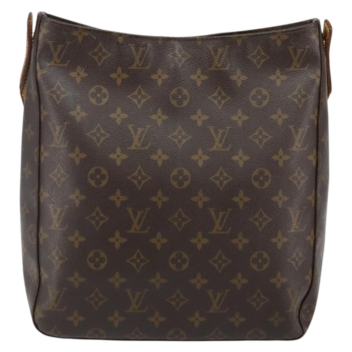 LOUIS VUITTON Monogram Looping GM Shoulder Bag M51145 LV Auth BA5893