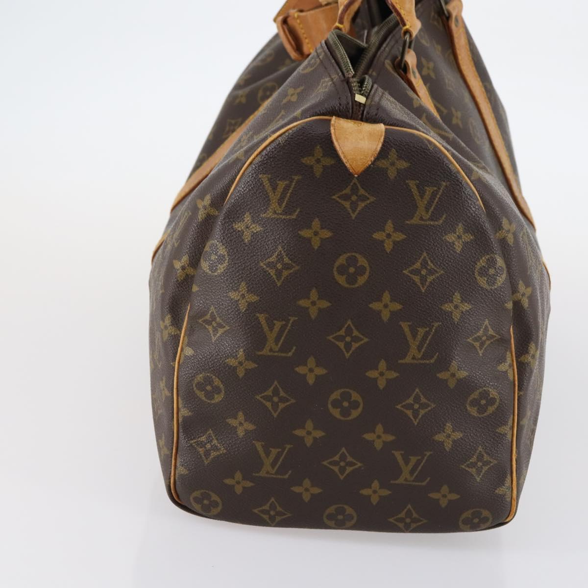 LOUIS VUITTON Monogram Keepall 45 Boston Bag M41428 LV Auth BA5907