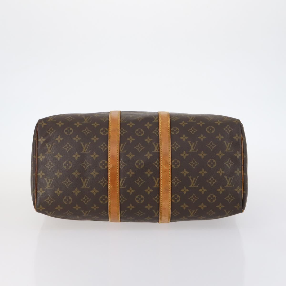 LOUIS VUITTON Monogram Keepall 45 Boston Bag M41428 LV Auth BA5907