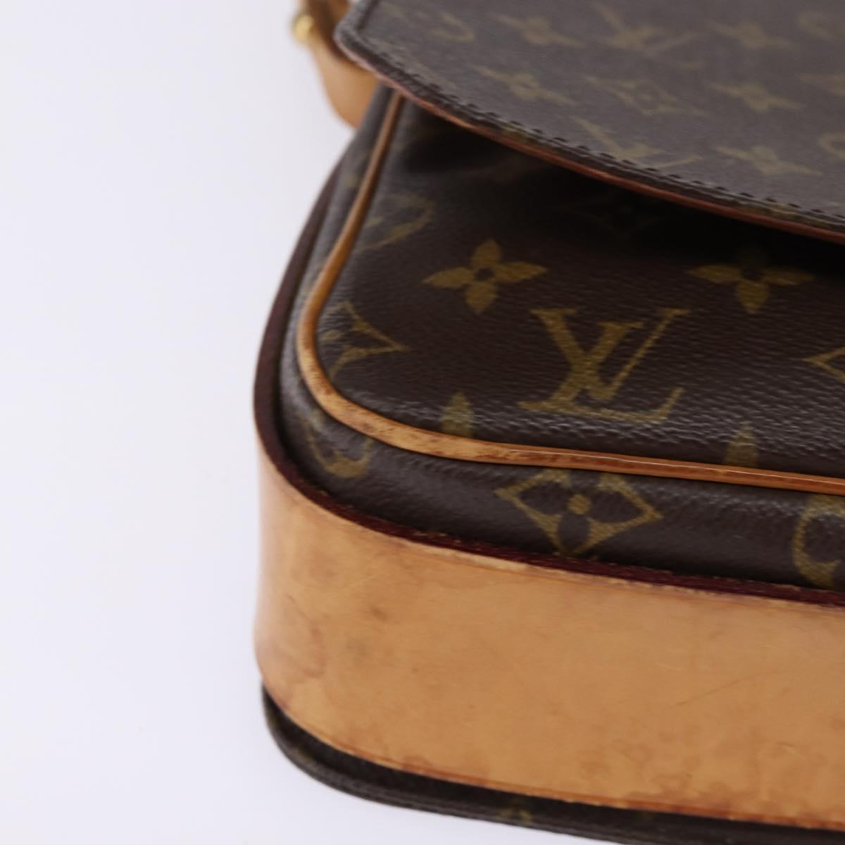 LOUIS VUITTON Monogram Cartouchiere GM Shoulder Bag M51252 LV Auth BA5913