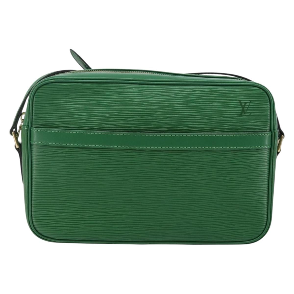 LOUIS VUITTON Epi Trocadero 27 Shoulder Bag Green M52314 LV Auth BA5916