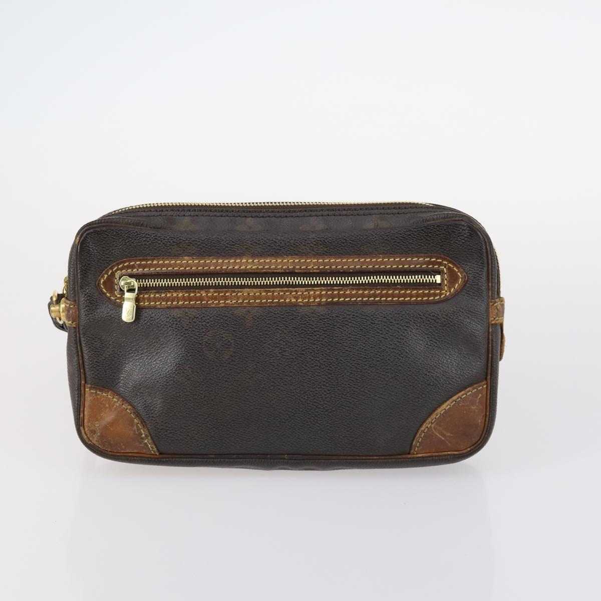 LOUIS VUITTON Monogram Clutch Bag 3Set LV Auth BA5918