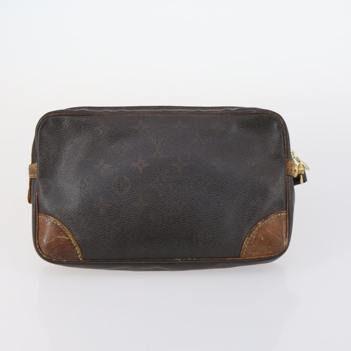 LOUIS VUITTON Monogram Clutch Bag 3Set LV Auth BA5918