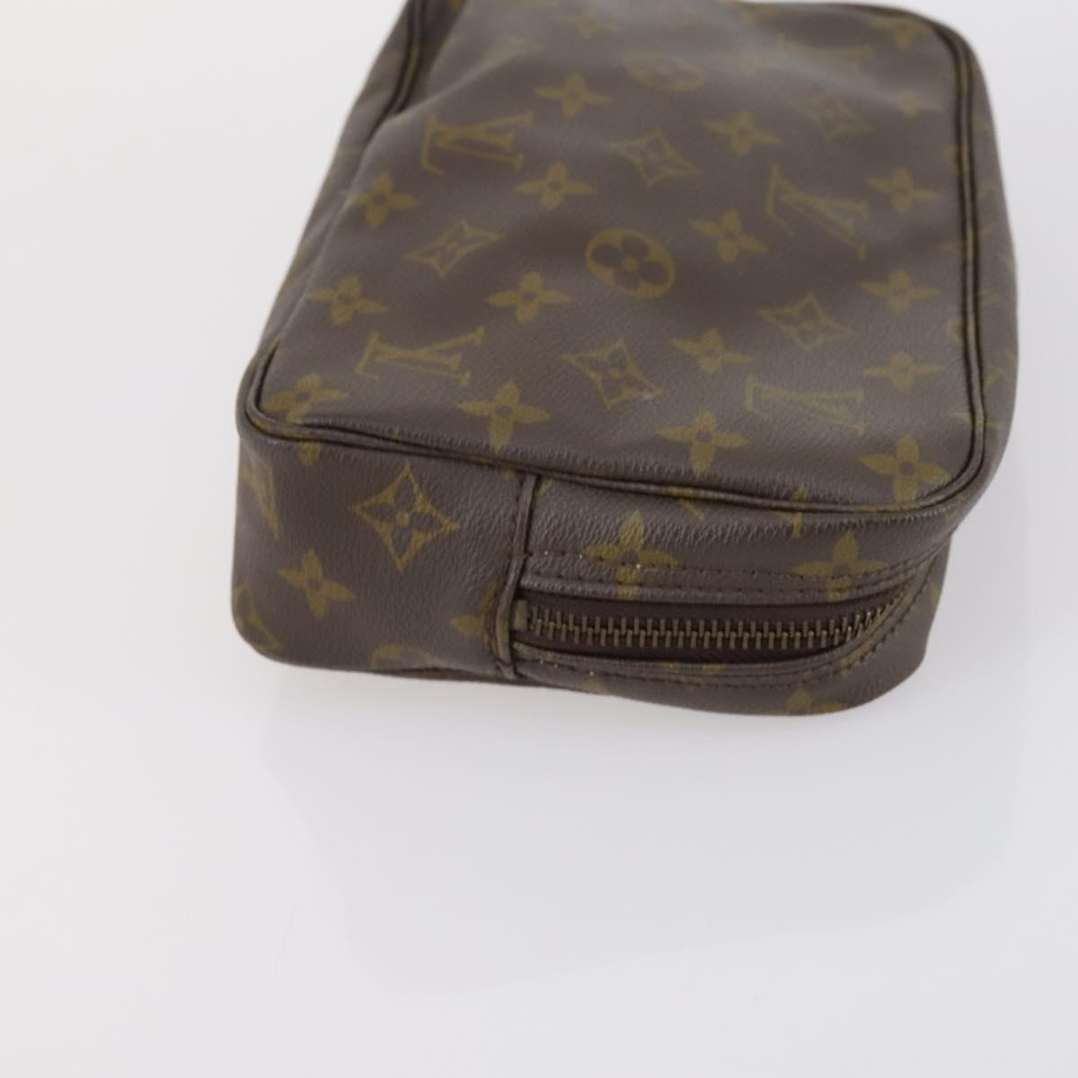 LOUIS VUITTON Monogram Clutch Bag 3 Set LV Auth BA5918
