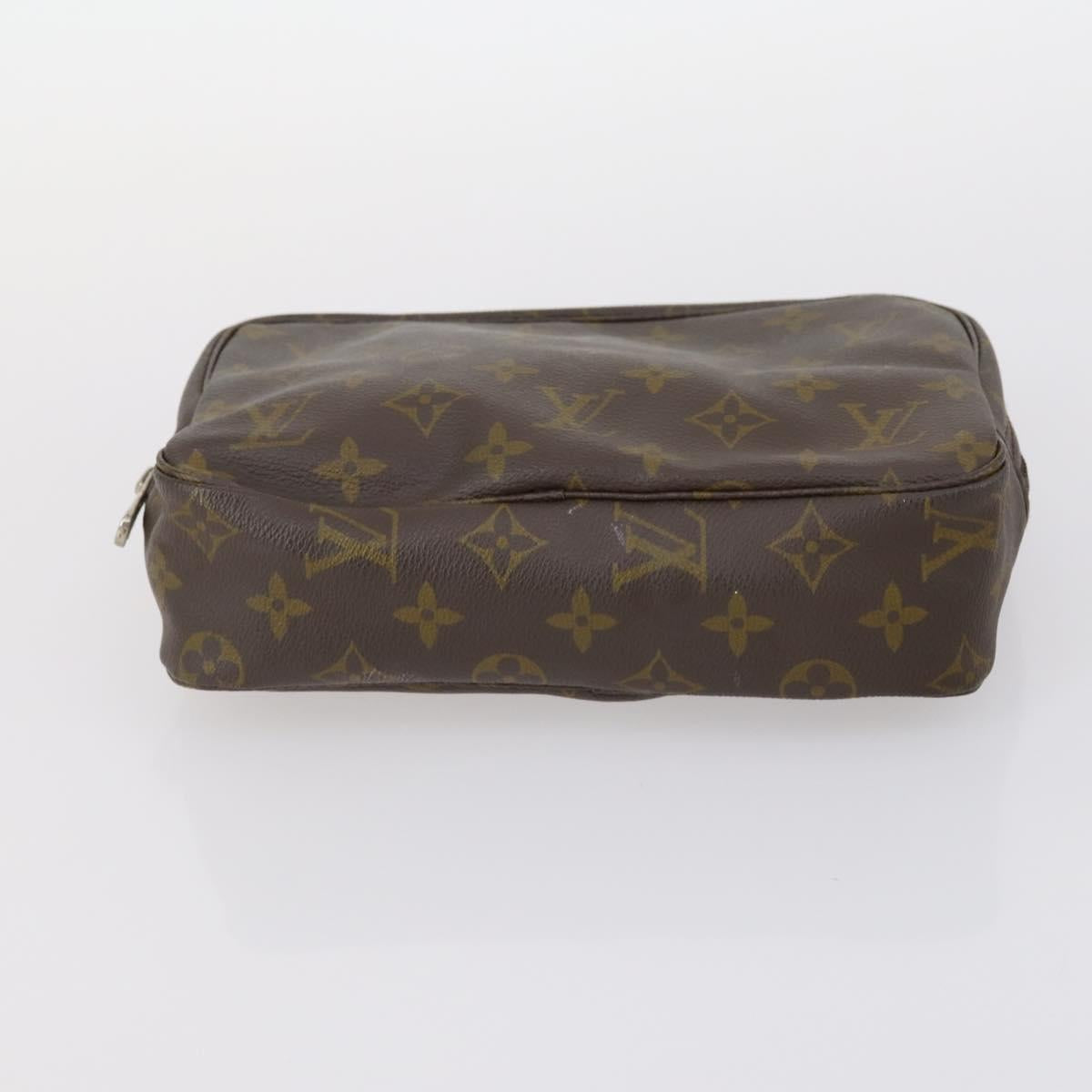 LOUIS VUITTON Monogram Clutch Bag 3Set LV Auth BA5918