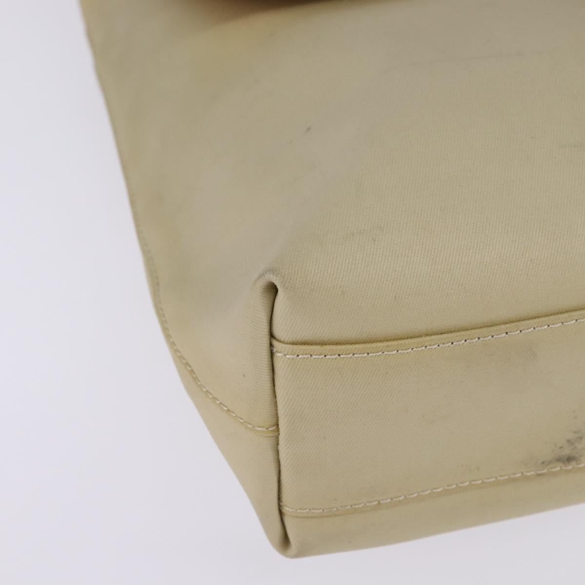 BURBERRY Shoulder Bag Canvas Beige Auth BA5950