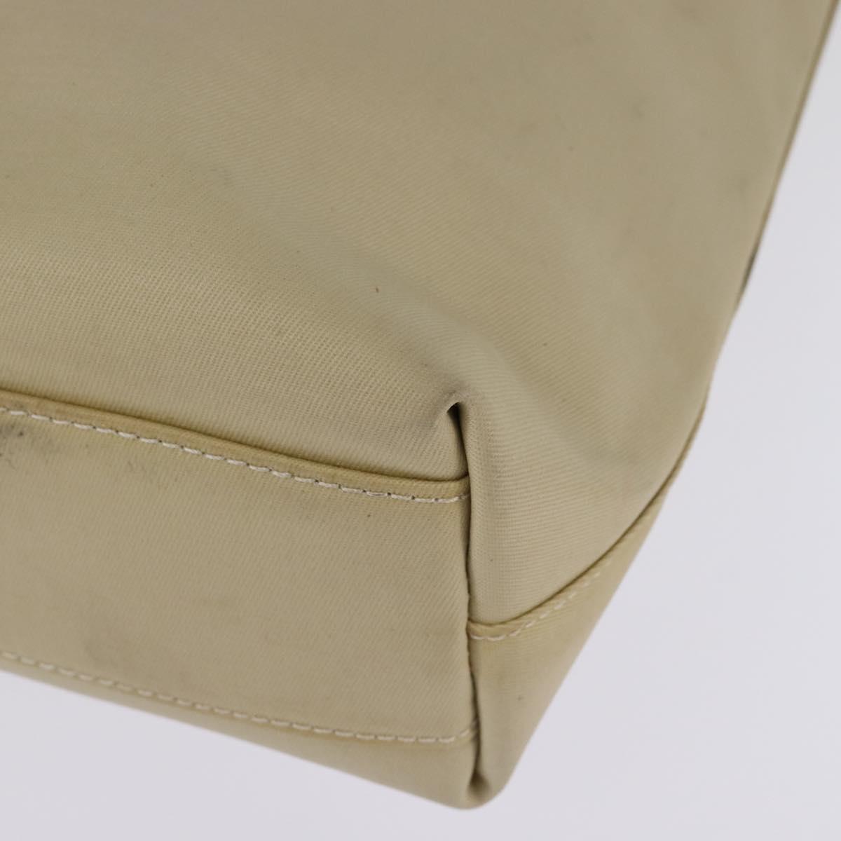 BURBERRY Shoulder Bag Canvas Beige Auth BA5950