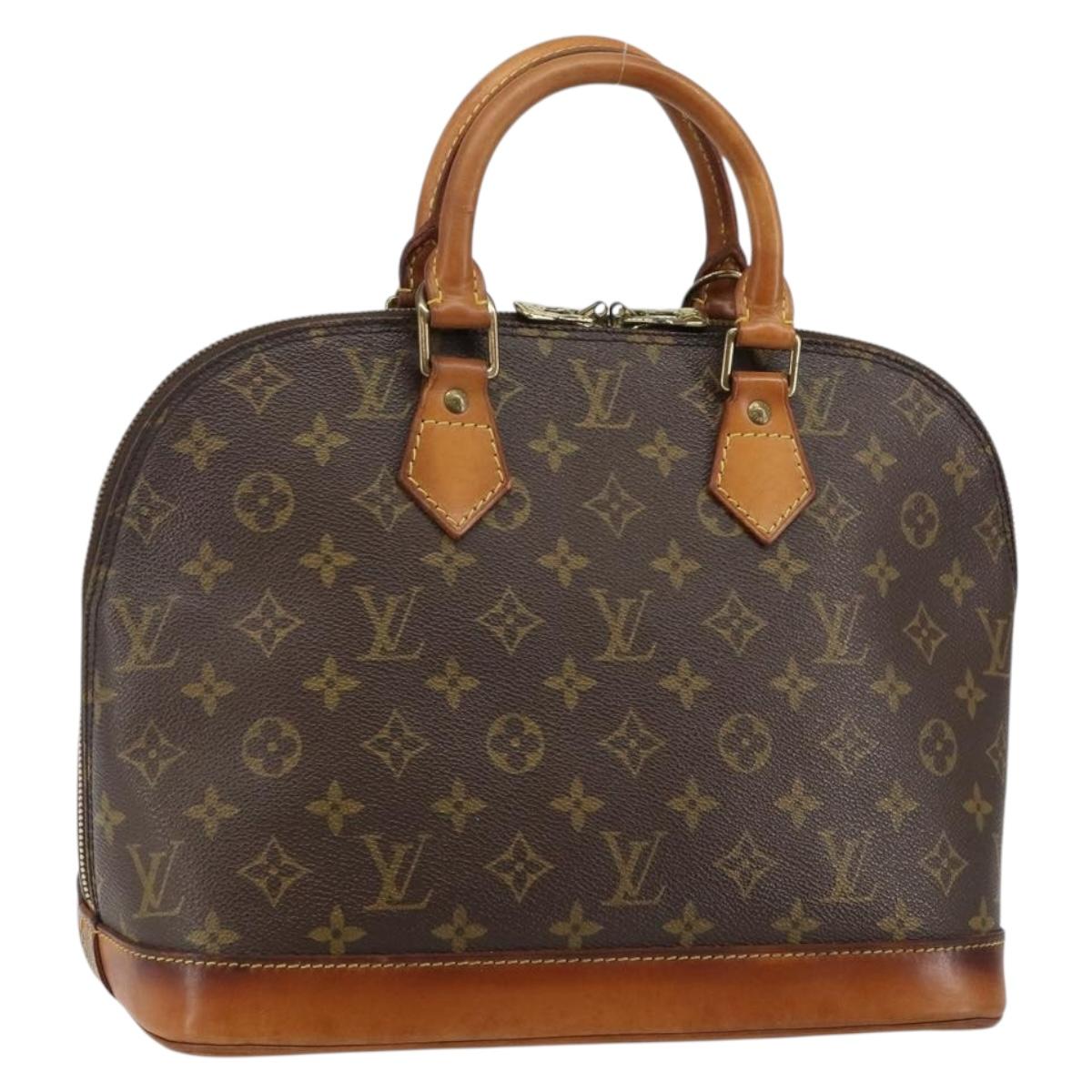LOUIS VUITTON Monogram Alma Hand Bag M51130 LV Auth BA5959