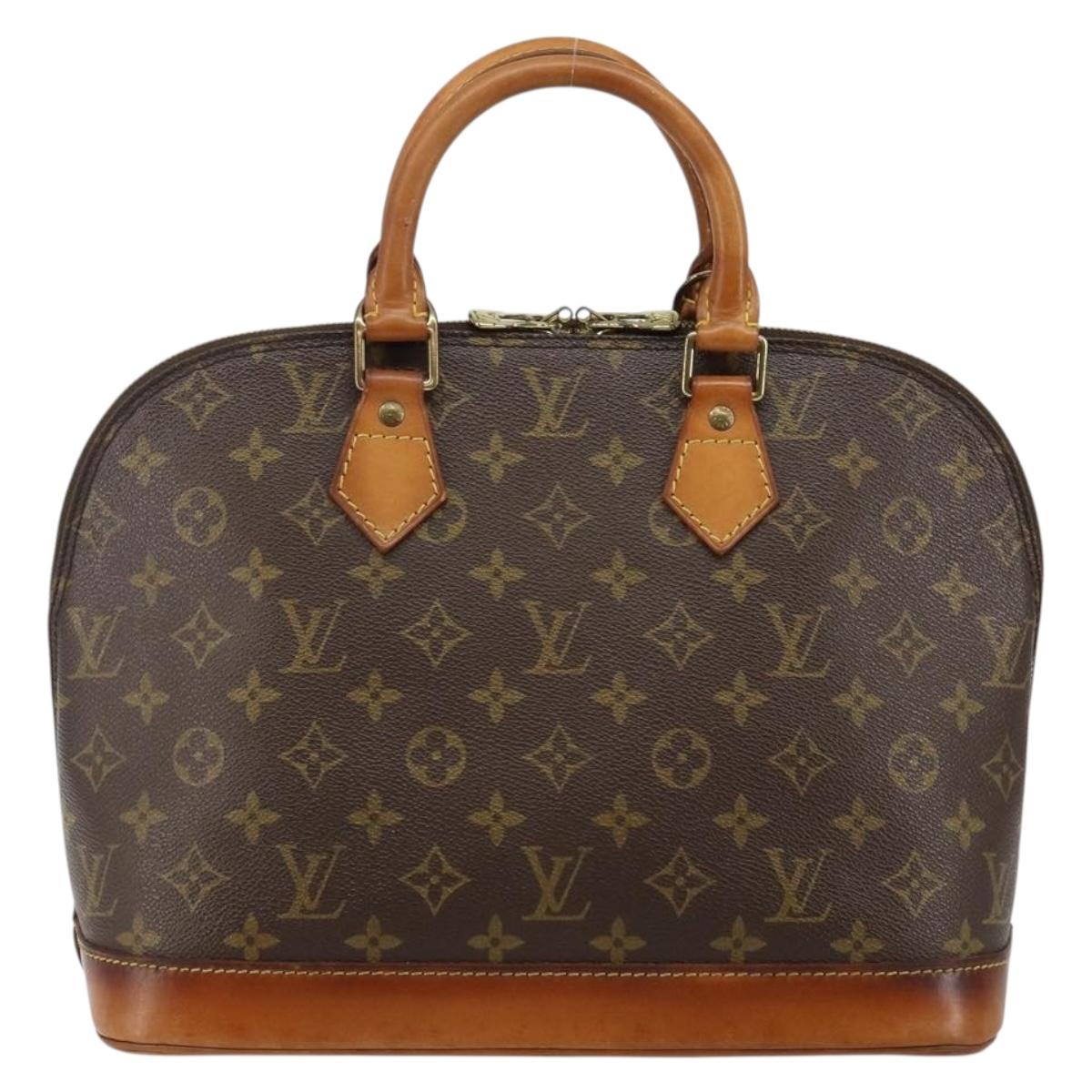 LOUIS VUITTON Monogram Alma Hand Bag M51130 LV Auth BA5959