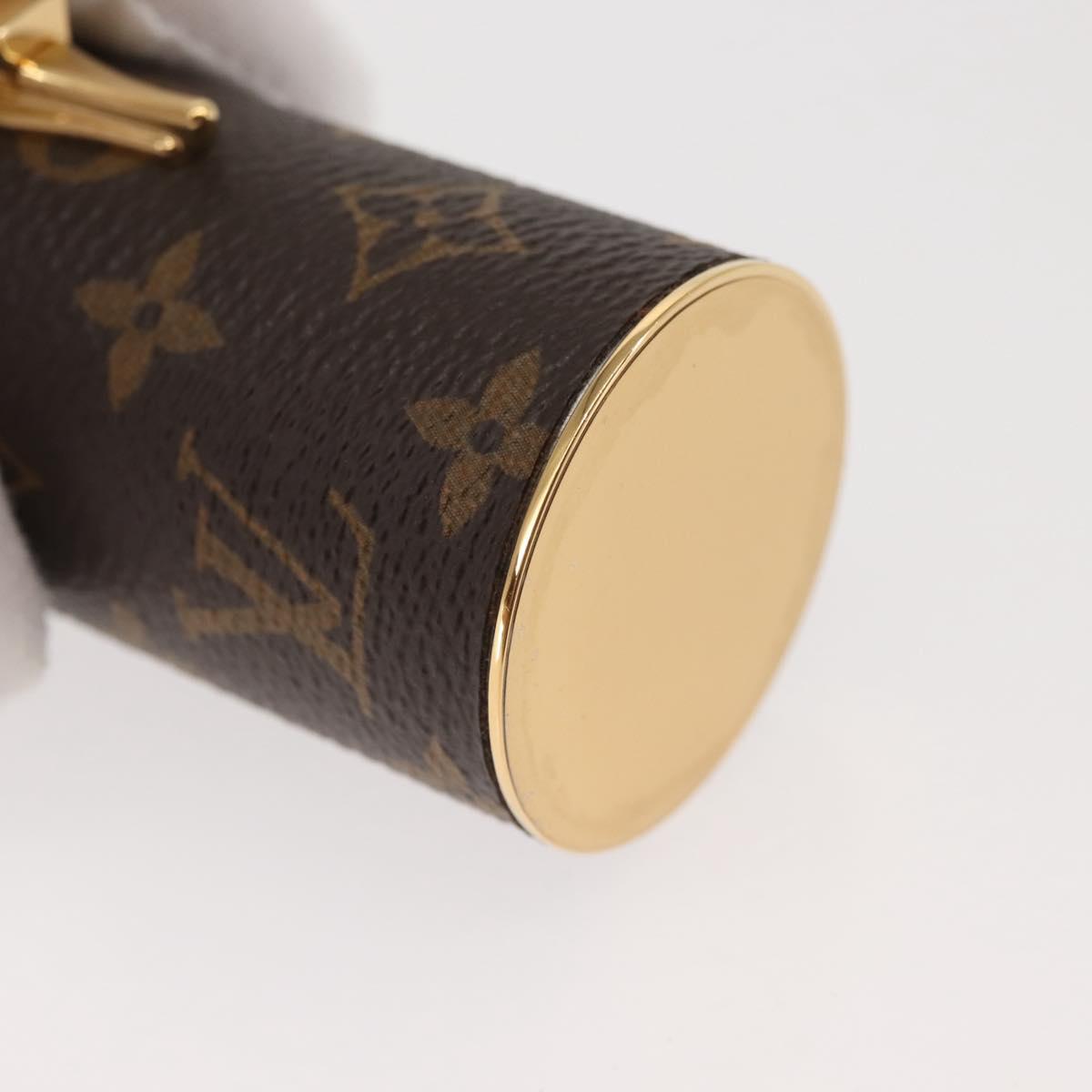 LOUIS VUITTON Monogram Lipstick Case Cosmetic Pouch MP2406 LV Auth BA5961