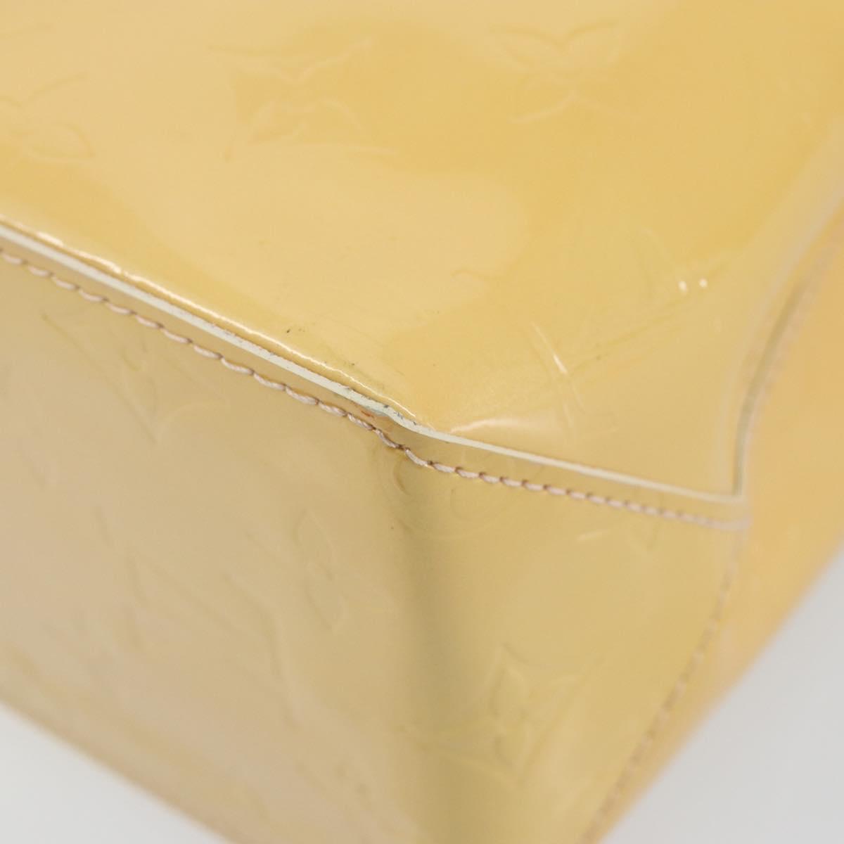 LOUIS VUITTON Monogram Vernis Reade PM Bag Marshmallow Pink M91306 Auth BA5971