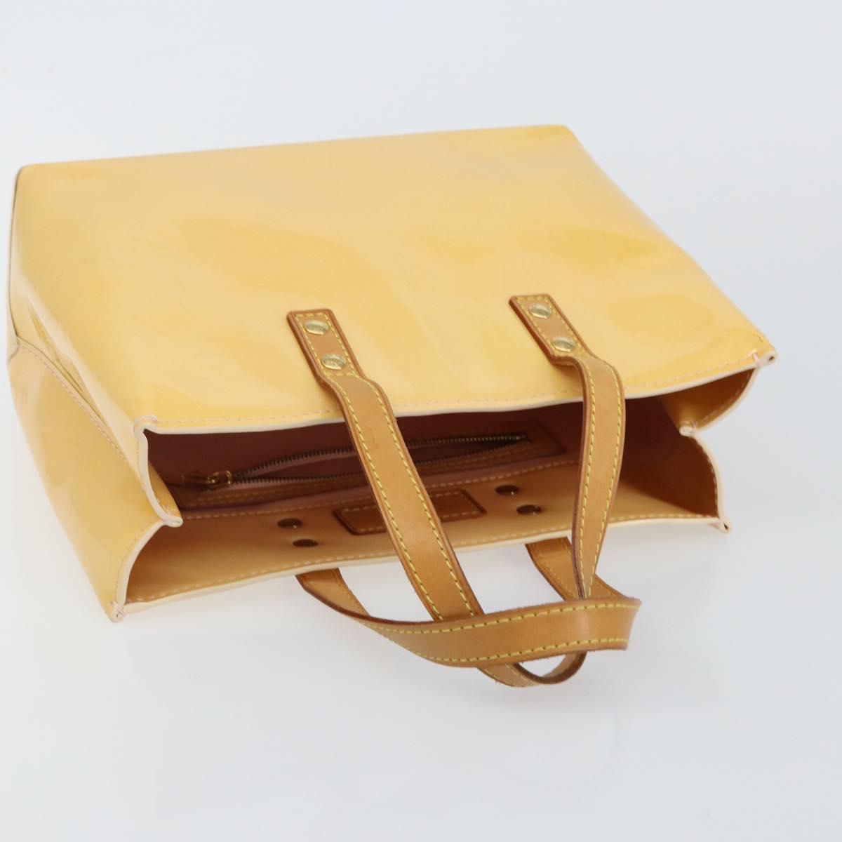 LOUIS VUITTON Monogram Vernis Reade PM Bag Marshmallow Pink M91306 Auth BA5971