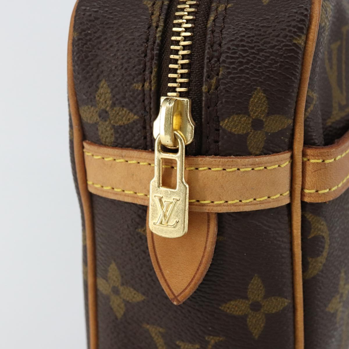 LOUIS VUITTON Monogram Compiegne 23 Clutch Bag M51847 LV Auth BA5982