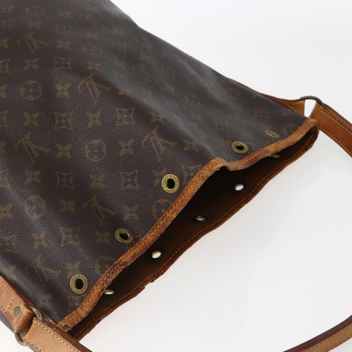 LOUIS VUITTON Monogram Noe Shoulder Bag M42224 LV Auth BA5985