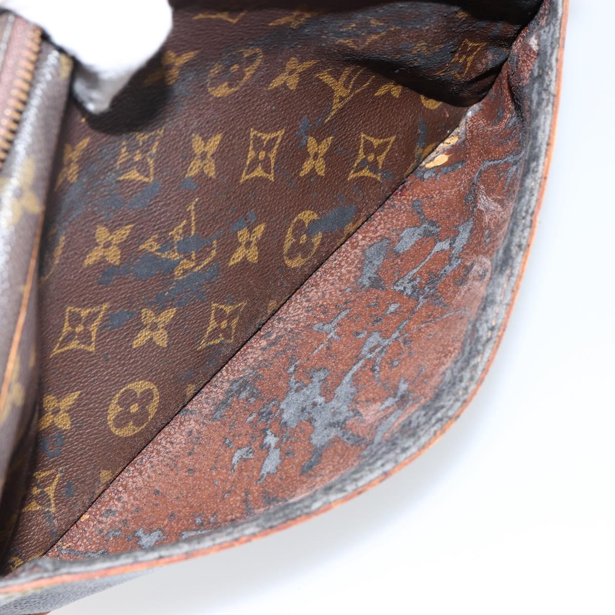LOUIS VUITTON Monogram Compiegne 28 Clutch Bag M51845 LV Auth BA5992