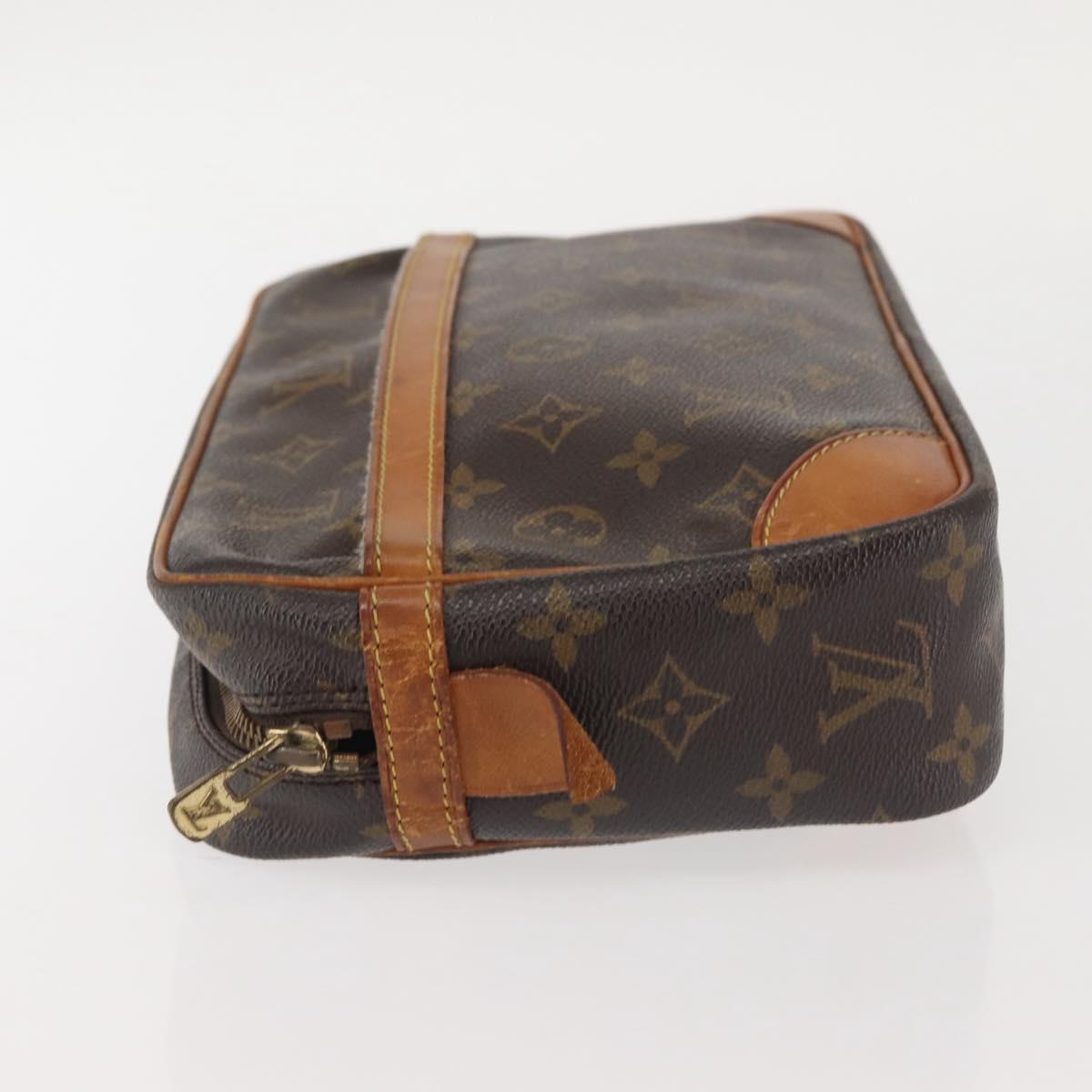 LOUIS VUITTON Monogram Compiegne 28 Clutch Bag M51845 LV Auth BA5993