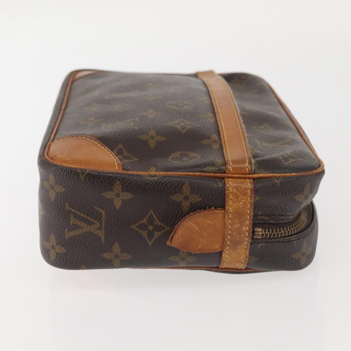 LOUIS VUITTON Monogram Compiegne 28 Clutch Bag M51845 LV Auth BA5993
