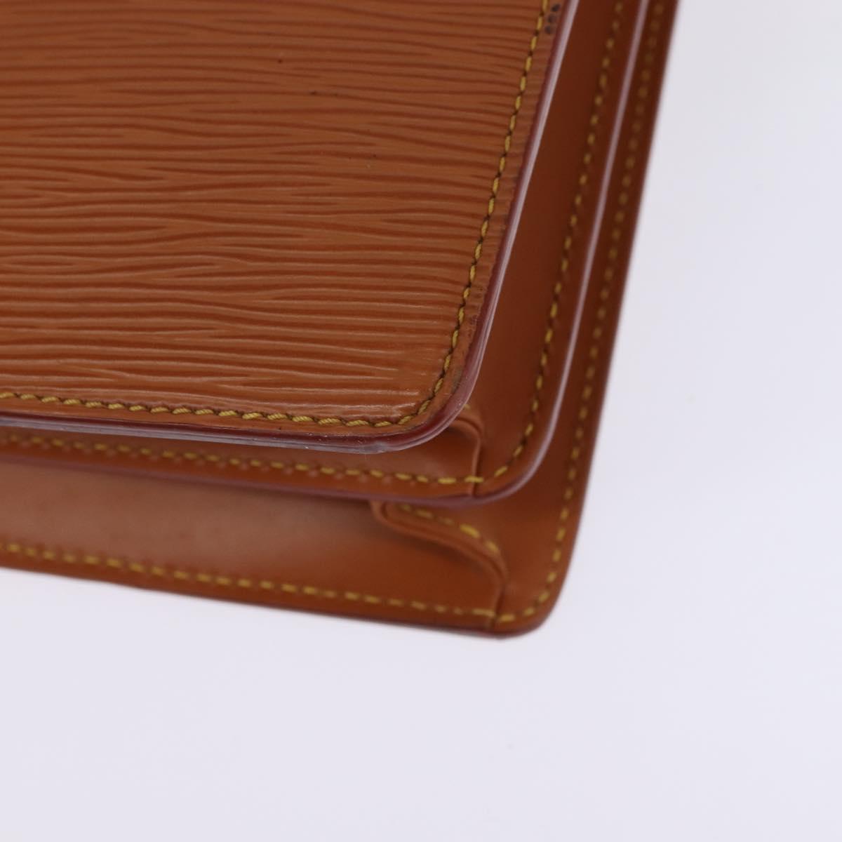 LOUIS VUITTON Epi Serviette Conseiller Briefcase Gold M54428 LV Auth BA5997