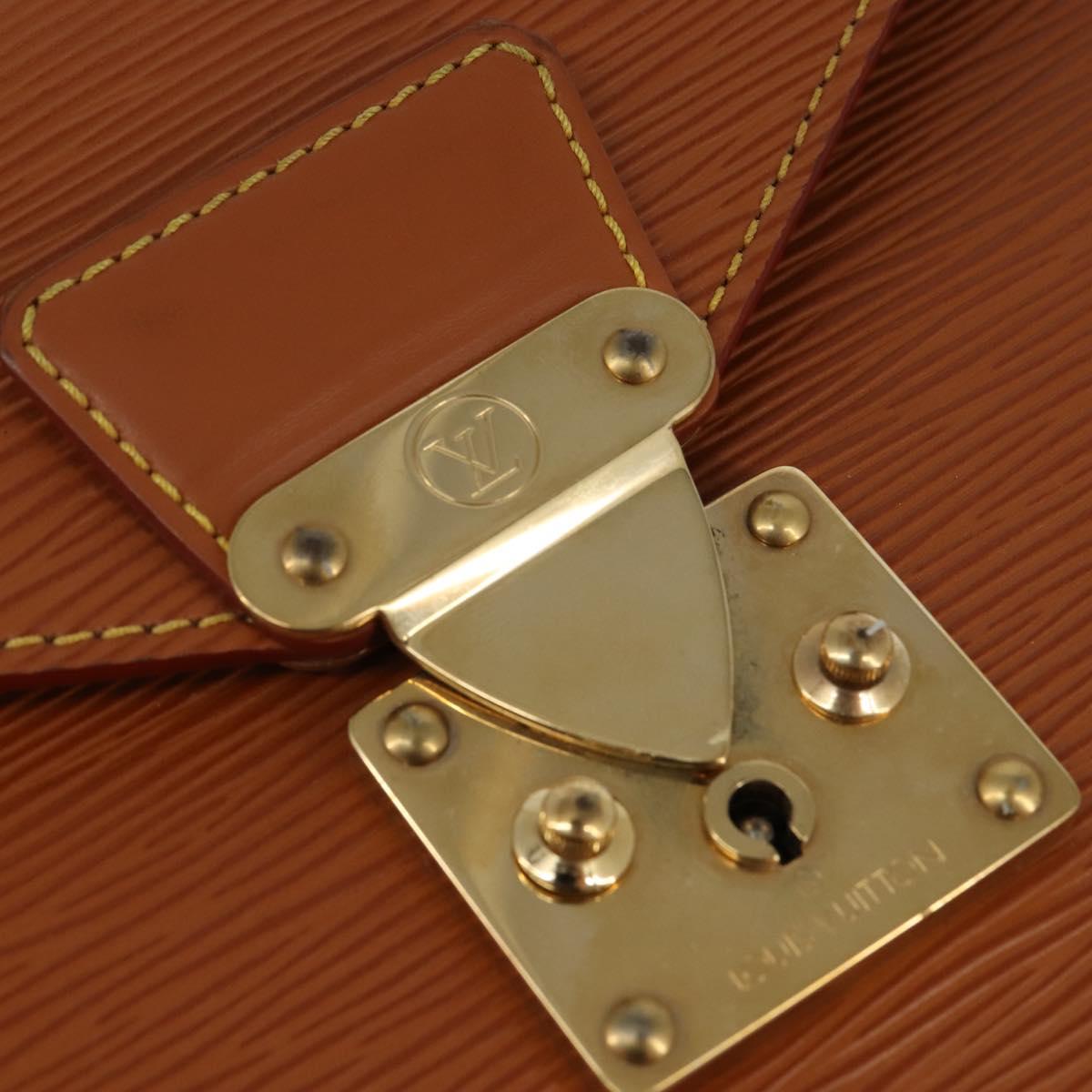 LOUIS VUITTON Epi Serviette Conseiller Briefcase Gold M54428 LV Auth BA5997