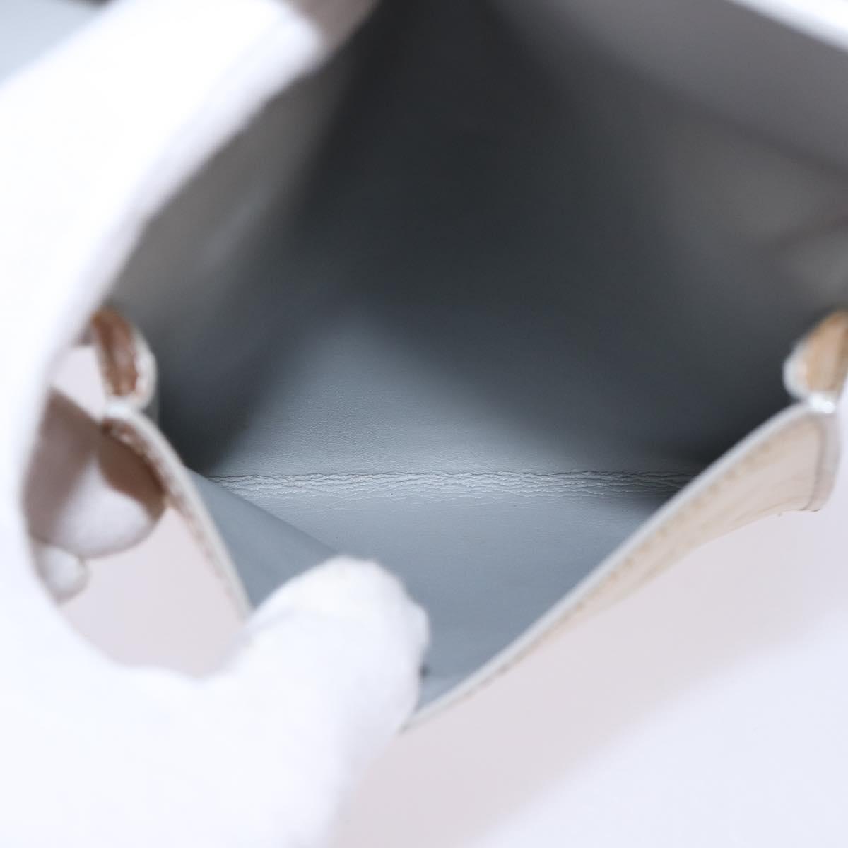 LOUIS VUITTON Monogram Vernis Kenmare Shoulder Bag Gris M91060 LV Auth BA5998