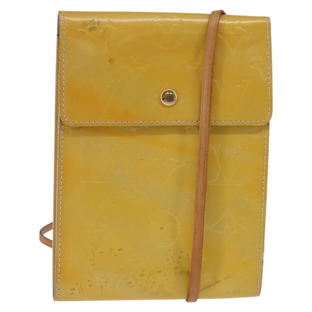 LOUIS VUITTON Monogram Vernis Kenmare Shoulder Bag Gris M91060 LV Auth BA5998