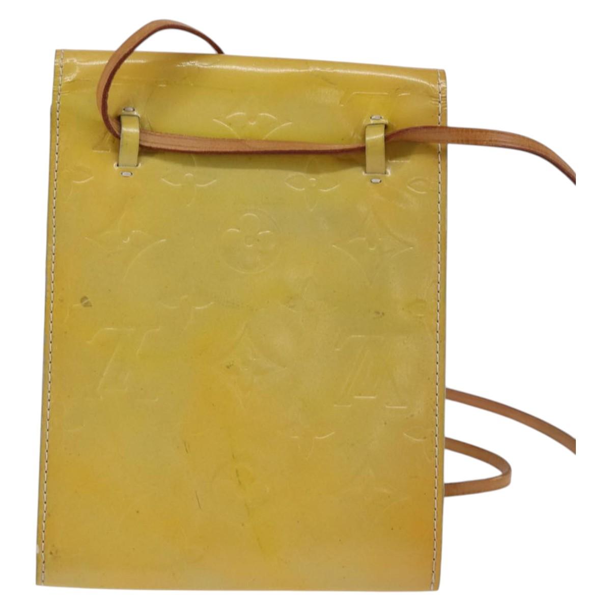 LOUIS VUITTON Monogram Vernis Kenmare Shoulder Bag Gris M91060 LV Auth BA5998