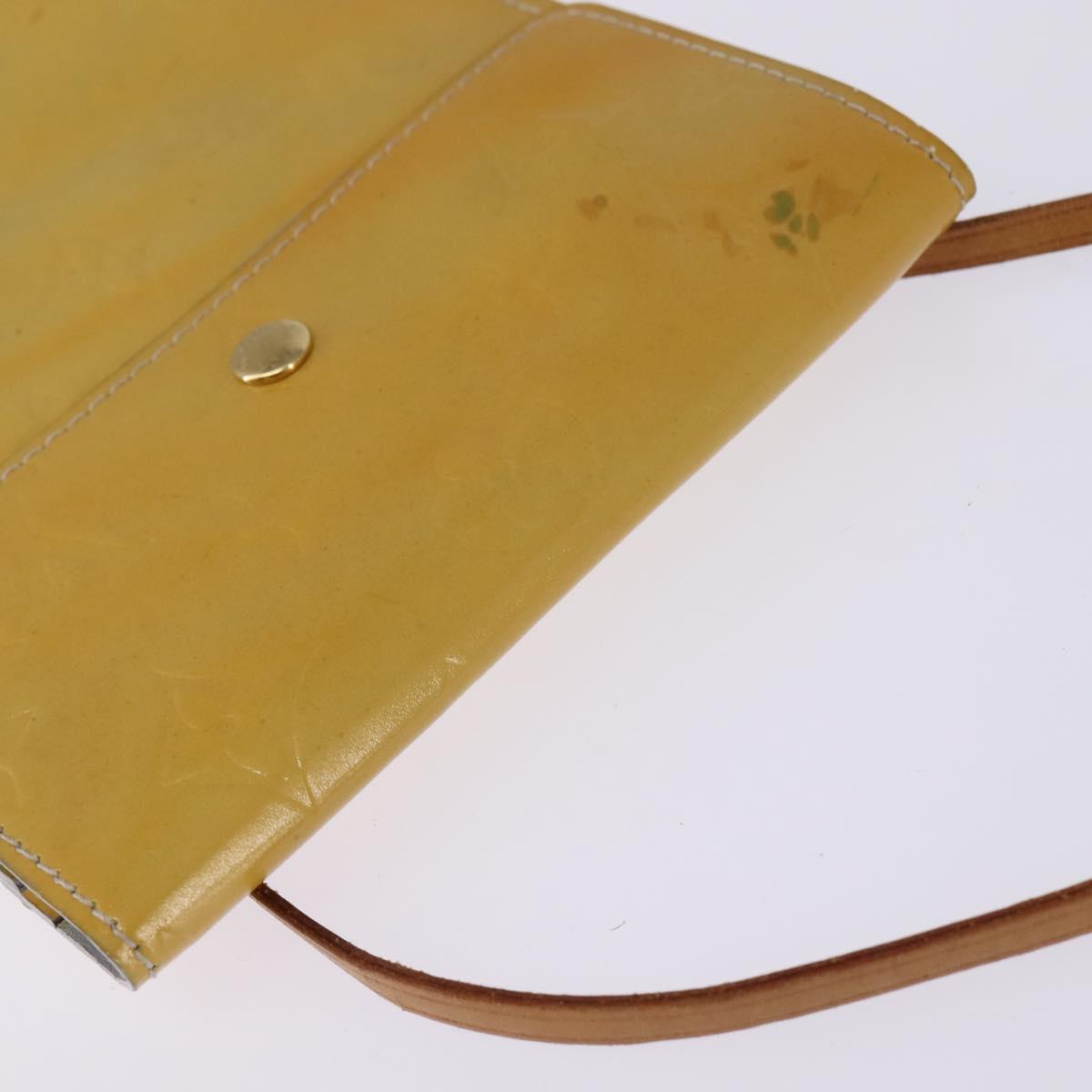 LOUIS VUITTON Monogram Vernis Kenmare Shoulder Bag Gris M91060 LV Auth BA5998