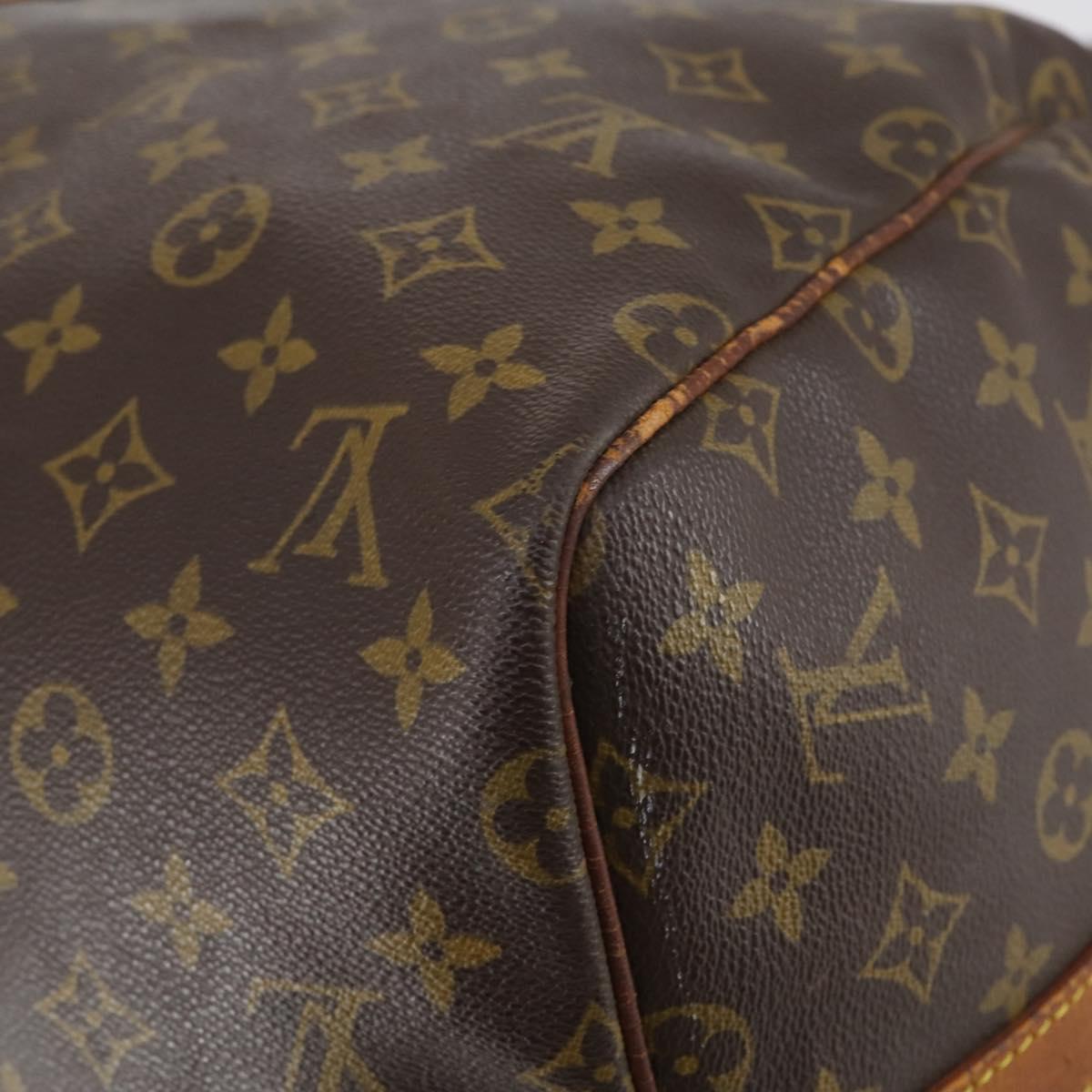 LOUIS VUITTON Monogram Keepall Bandouliere 55 Boston Bag M41414 LV Auth BA5999